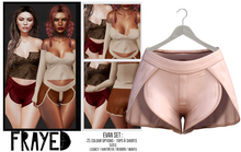 Frayed - Evan Shorts - Nude