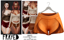 Frayed - Evan Shorts - Orange