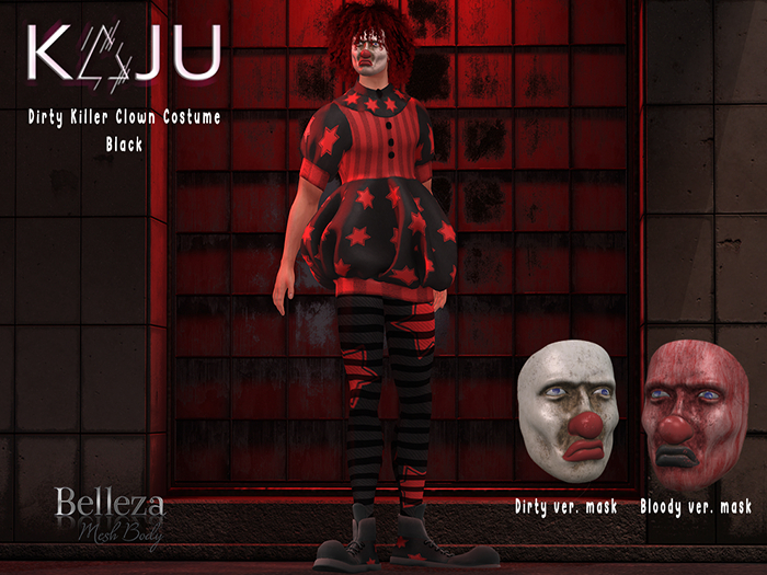 KAJU - Dirty Killer Clown - Black 