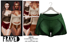 Frayed - Evan Shorts - Green