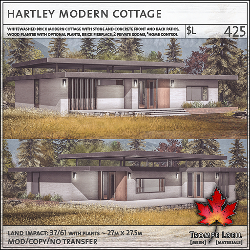 Trompe Loeil - Hartley Modern Cottage [mesh]
