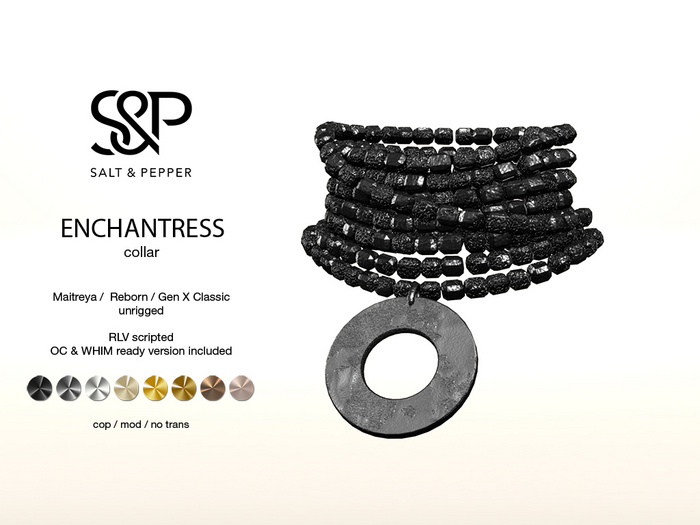 S&P Enchantress collar (wear to unpack)
