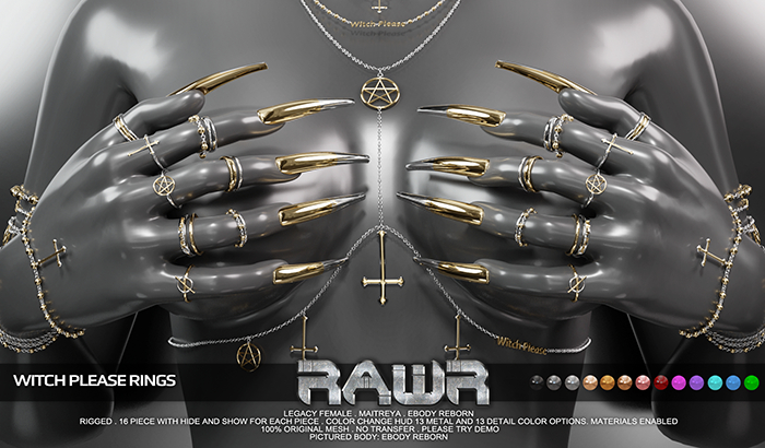 RAWR! Witch Please Rings (add me)