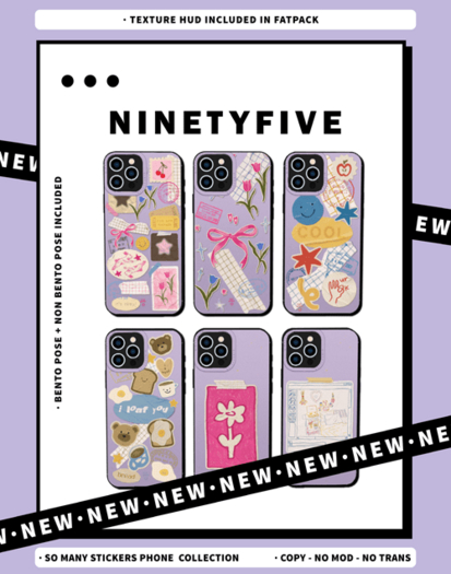 NinetyFive - So Many Stickers Phone Collection [FATPACK]