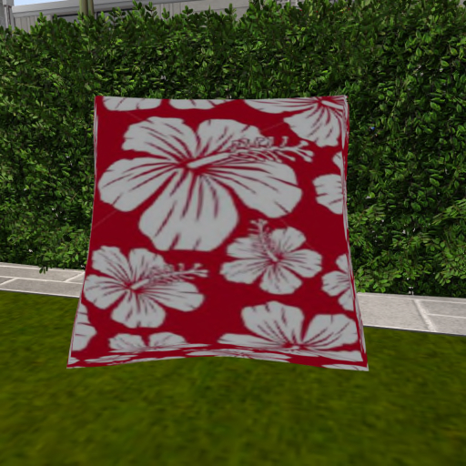 Pillow collection - Tiki - hawaiian - red