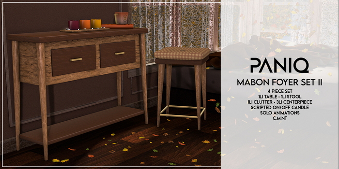 PANIQ - Mabon Foyer Set II
