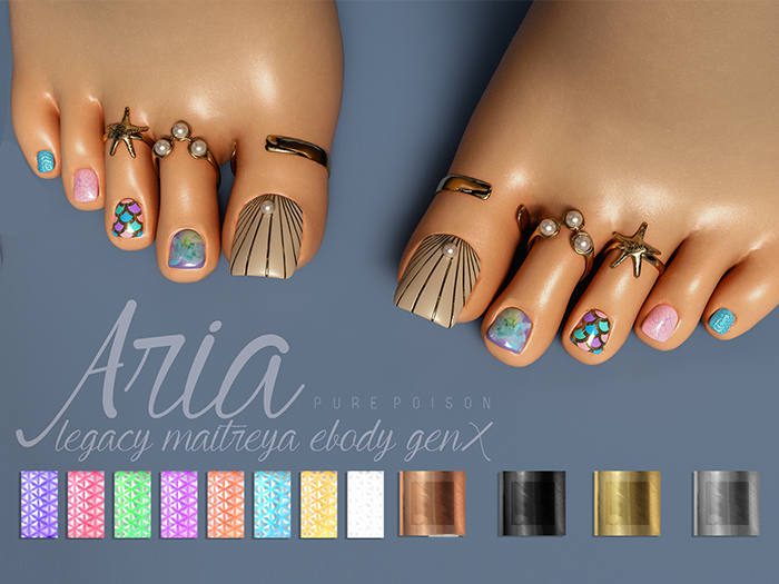 Pure Poison - Aria Pedicure & Rings - Unpack