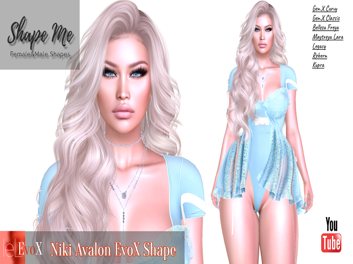 Shape Me - Niki Avalon Head EvoX Shape