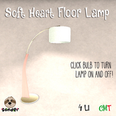 (-sonder-} Soft Heart Floor Lamp (BOXED)