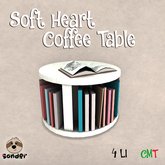 (-sonder-} Soft Heart Coffee Table (BOXED)