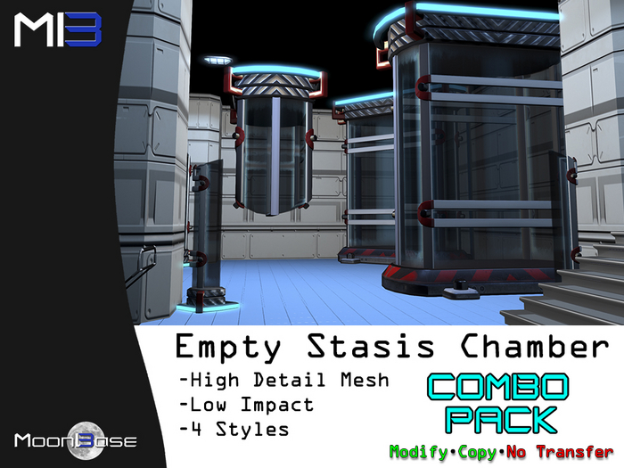[MB3] Empty Stasis Chamber - Combo Pack