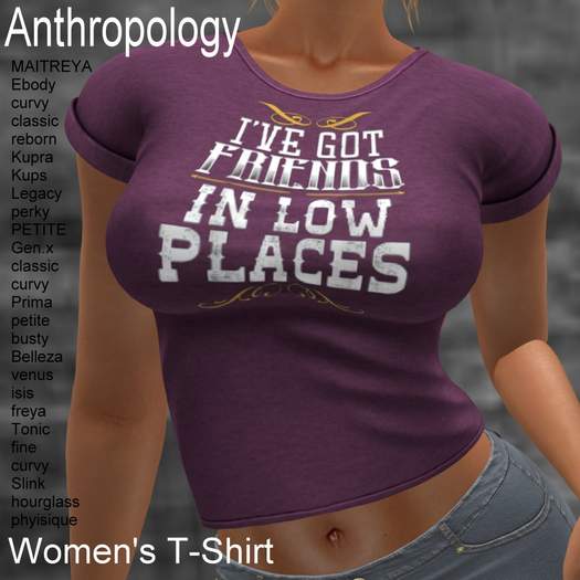 I've got friends in low places Women's T-Shirt (WTTA)