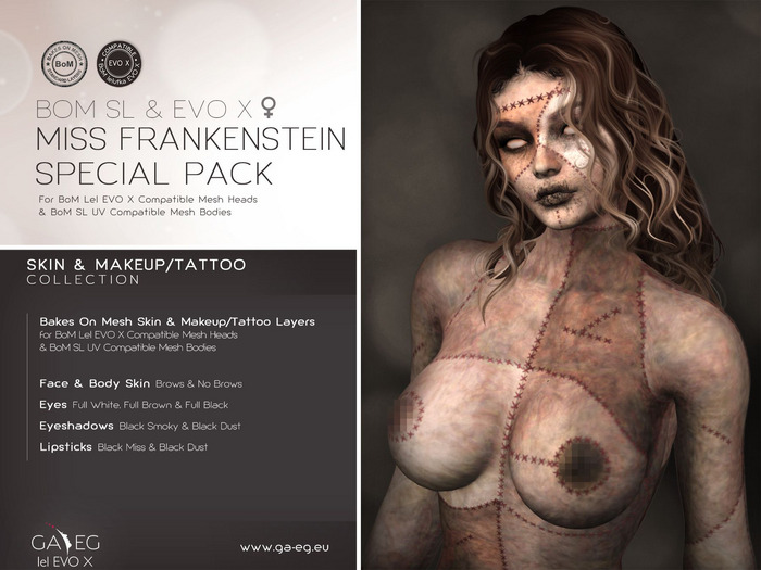 [GA.EG] Special Pack - Miss Frankenstein - BOM [EVO X]