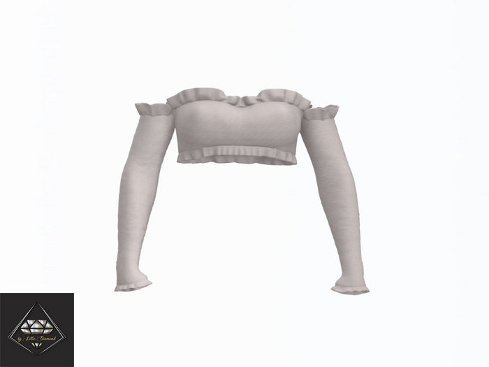 -LD-  Monica Top White
