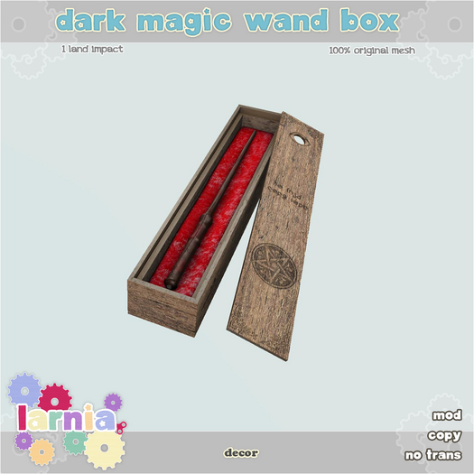 ~*larnia*~ dark magic wand wand box box (boxed)