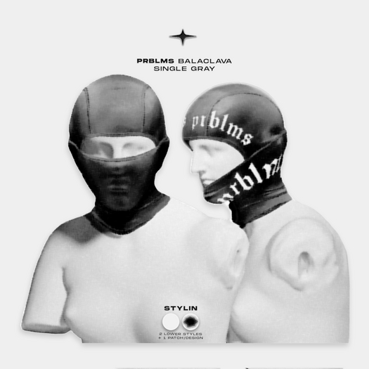 CHAOS. prblms balaclava_single gray