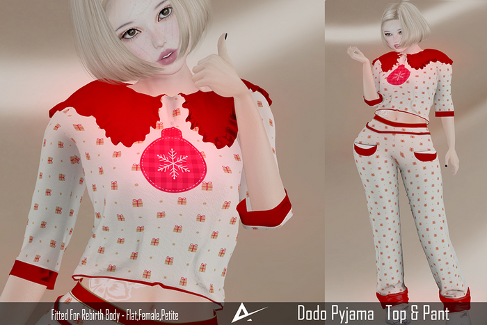 Dodo XMas  Pyjama Rebirth Flat Female Petite
