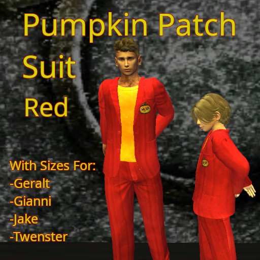 TMD Pumpkin Patch Suit - Red