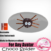 PS MyStory Chocolate Crispies Spider Plate BOX