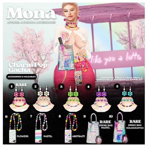 10. MONA - Drink Bag - Holographic RARE