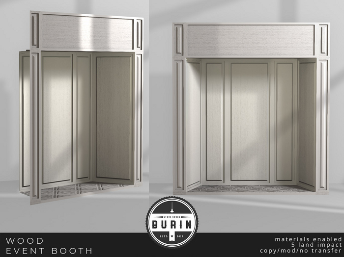 Burin: Wood Booth