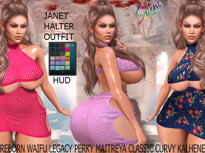 :SELENE: JANET HALTER OUTFIT FATPACK HUD