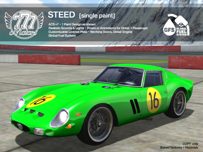 [777] Steed - Light Green 16 (Add)