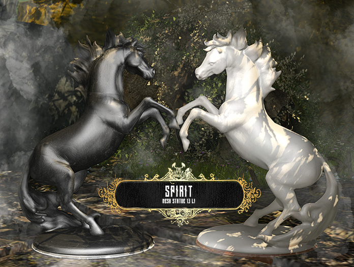 The Little Darkness - Spirit horse statue