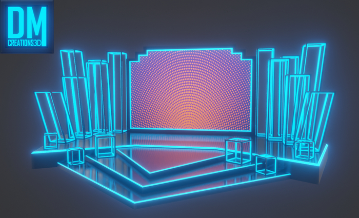 Virtual Stage Full Perm Mesh