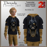 Threads Hoodie Set [2cute] Bad Kitty (1)