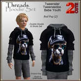 Threads Hoodie Set [2cute] Bad Pup (2)
