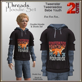 Threads Hoodie Set [2cute] Fox Fox Fox...