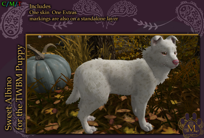 *M* TWBM Puppy Sweet Albino Unpacker