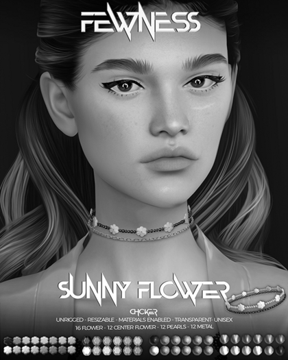 Fewness - Sunny Flower Choker - DEMO