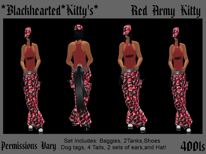 *BHK* Red Army Kitty*Male*