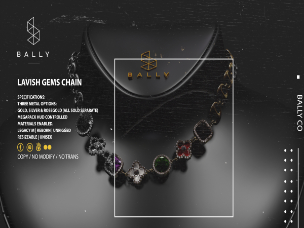 'BALLY' Lavish Chain Chain Silver F