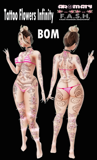 F.A.S.H VIPER Tattoo Flowers Infinity BOM