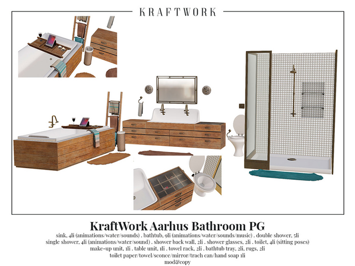 KraftWork Aarhus Bathroom Complete Set PG