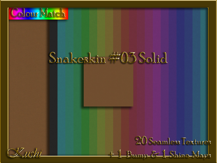 Snakeskin #03 Solid Seamless Texture Pack