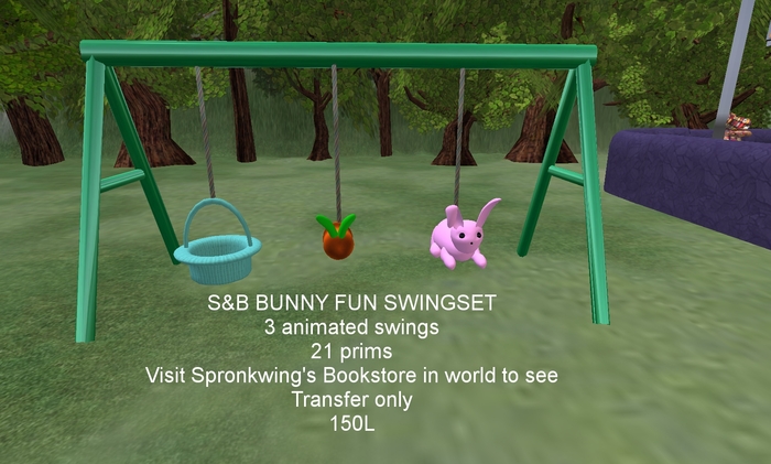 S&B Bunny Fun Swingset