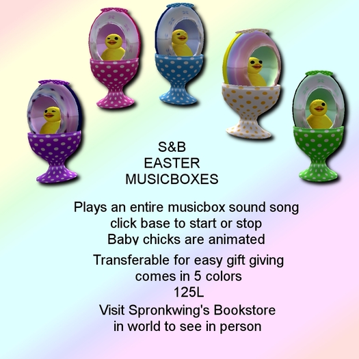 S&B Easter Egg Music Box Green