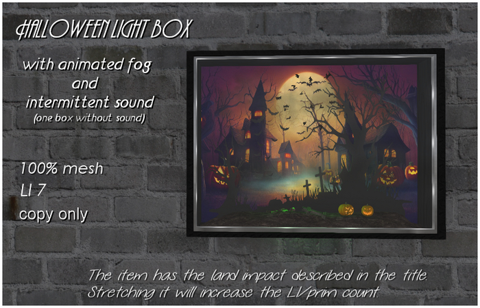 Halloween light box