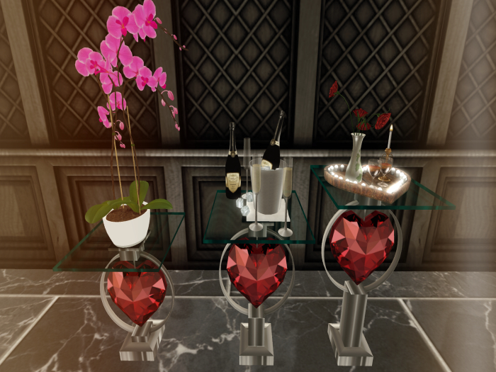 Lovely Heart Table ( Deco Menu ) Fatpack