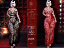Fatpack Special,Kai Wide Leg Lace Pantsuit,70 + Colors,Special FX Hud