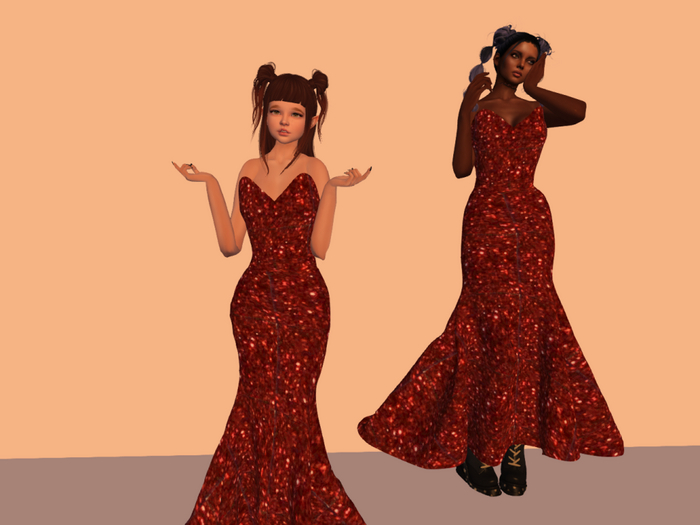 *SS* Match-Me Red Glitter BIGGIES
