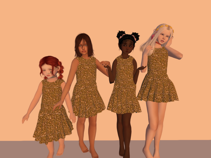 *SS* Match-Me Gold Glitter MIDDLES