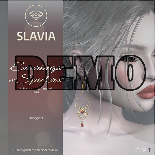 Slavia - SPIDER Earrings DEMO
