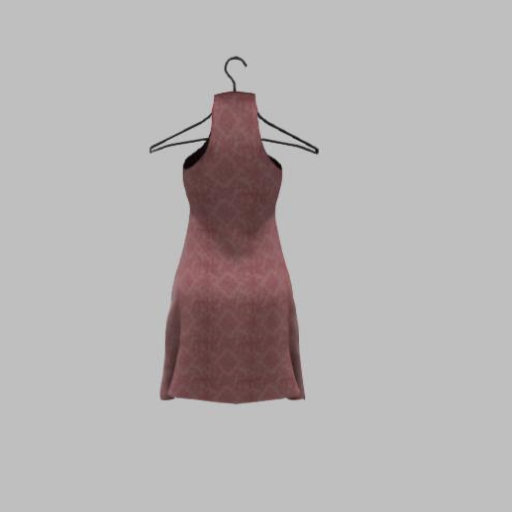 tomato dress on hanger