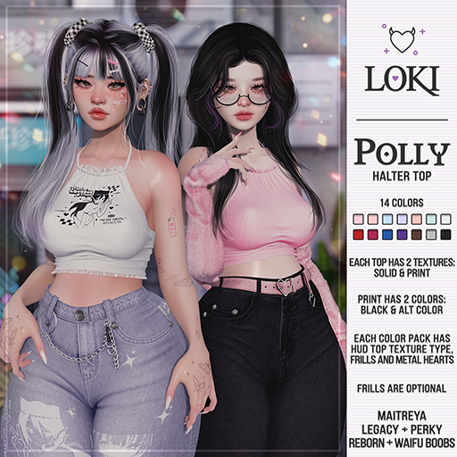 Loki - Polly Halter Top - FATPACK