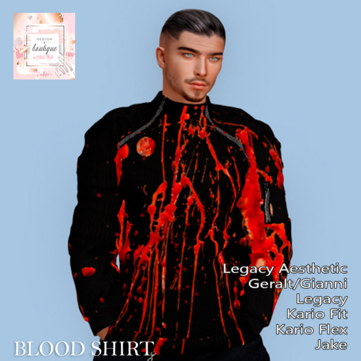 "n'Click style" BLOOD SHIRT MEN 